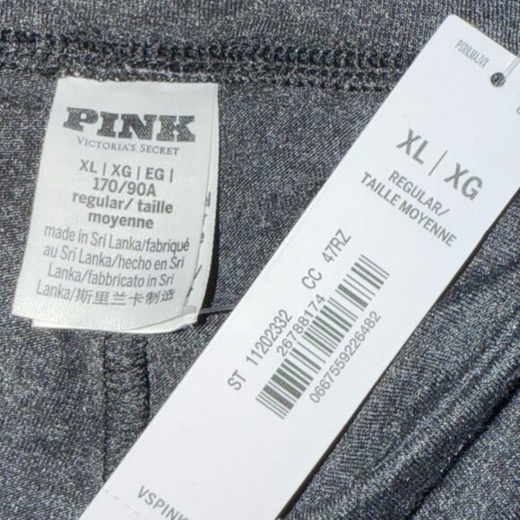 Victoria's Secret PINK Gray Leggings size XL - Picture 3 of 4